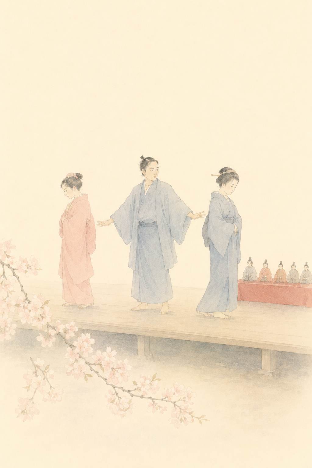 五人囃子 弥生の雛壇