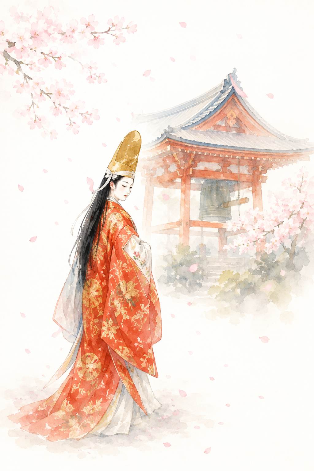 京鹿子娘道成寺 桜と釣鐘