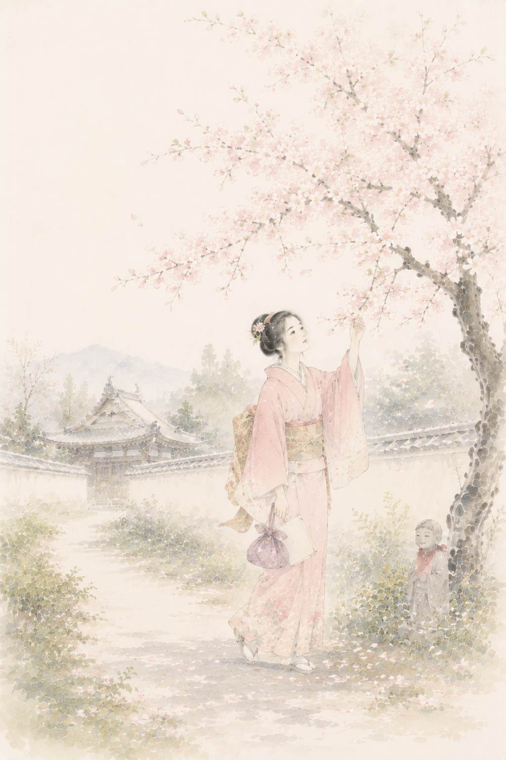 手習子 花の下の道草