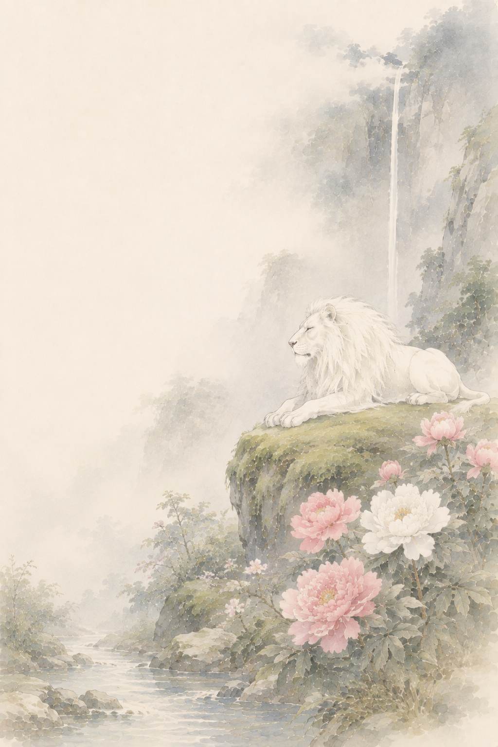 望月 初版_写実の獅子