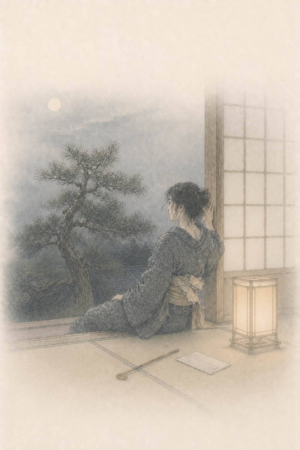 秋の風 松風の夜