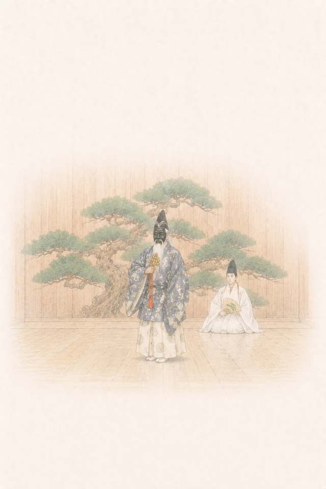 翁千歳三番叟