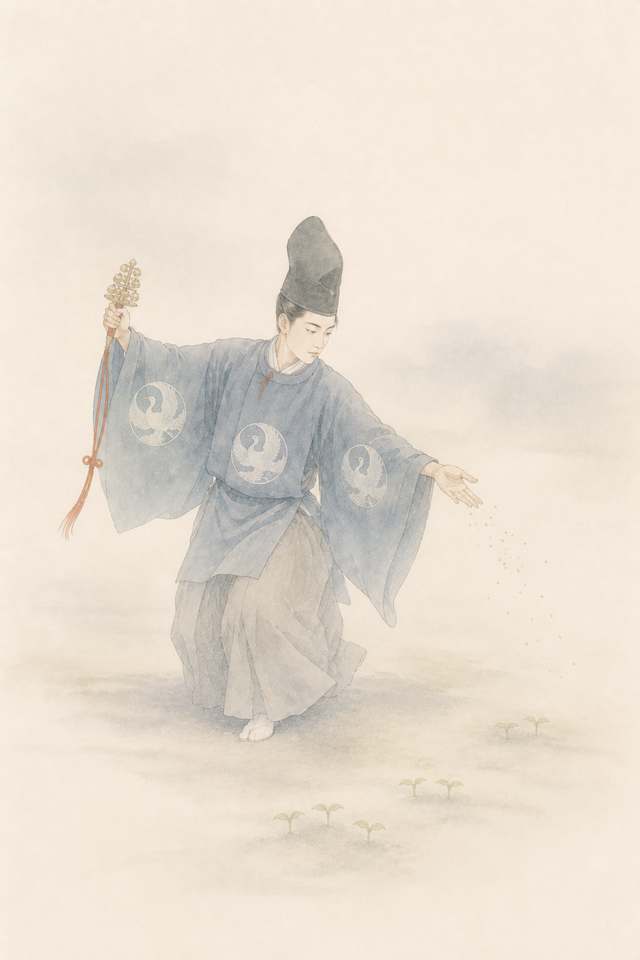 舌出し三番叟