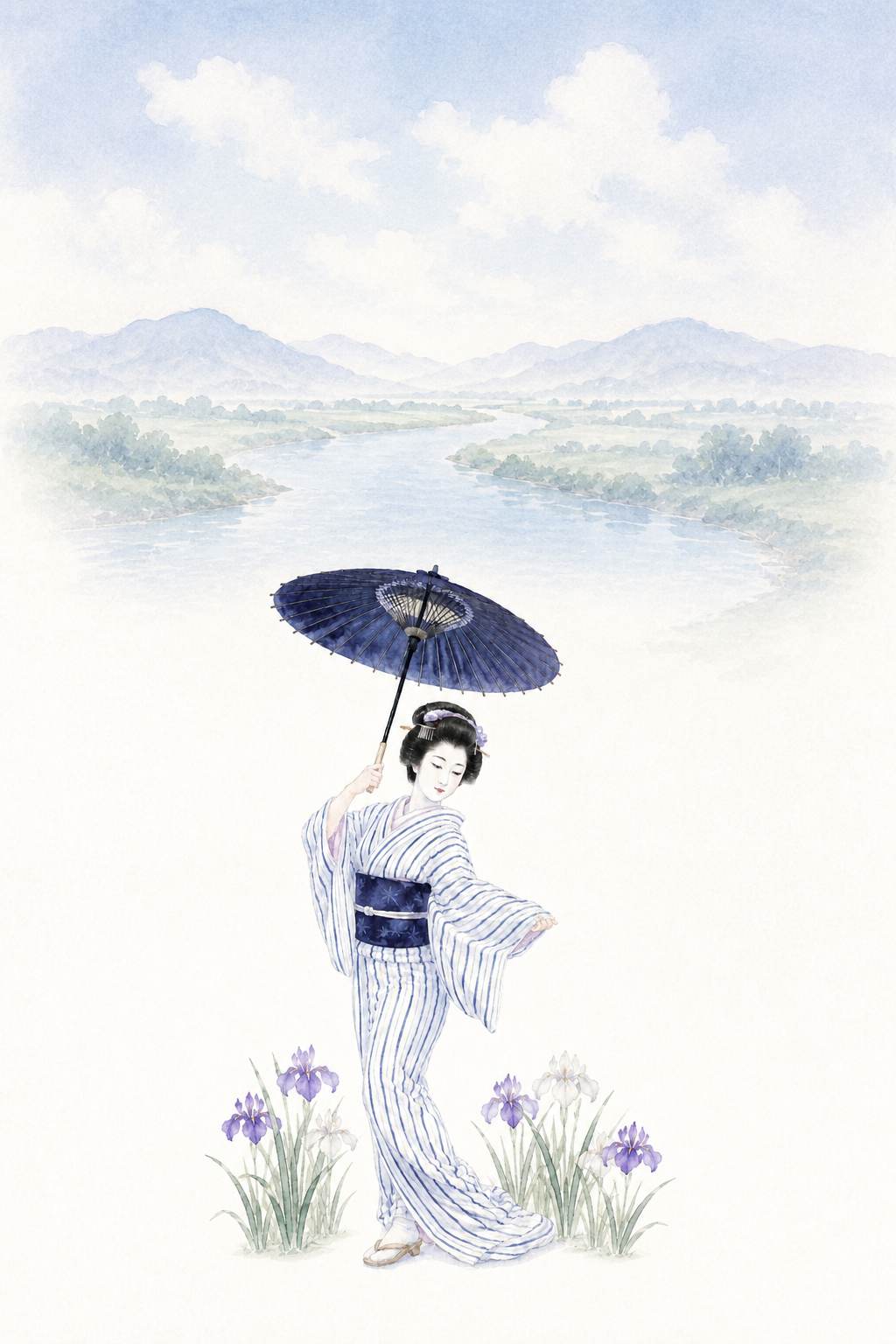 菖蒲浴衣 一体型_初版