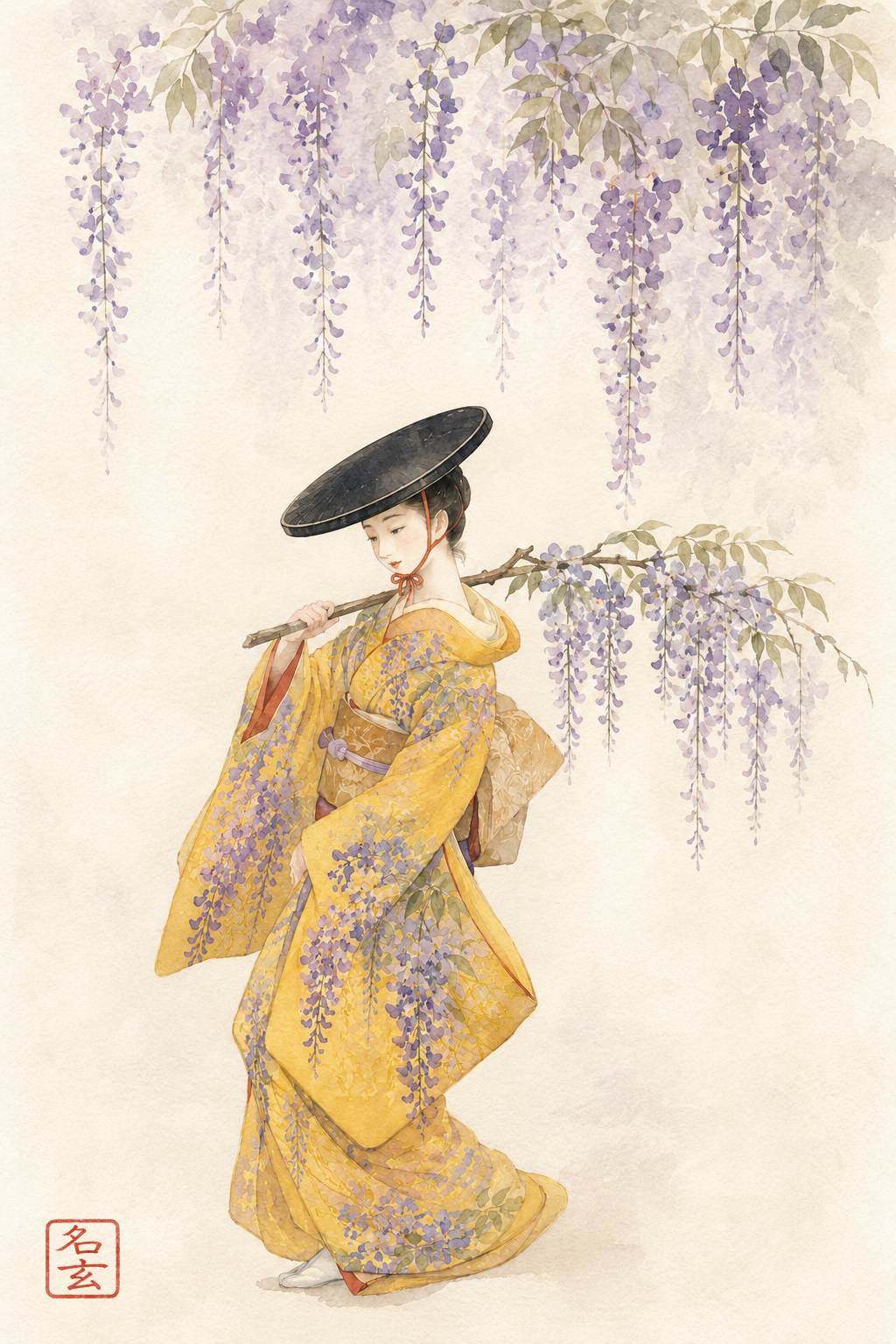 藤娘 表紙_現行_落款入り